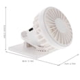 thumbnail image 2 of Milisten Ventilador Portátil Con Clip Solar Y USB Para Escritorio Y Exterior, 2 of 8