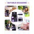 thumbnail image 6 of KKLDOGS 3PCS Backpack with Lunch Box Set, Cute Kawaii Bookbag Backpack Aesthetic Large Laptop Backpack for Friends and families, 6 of 8