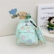 thumbnail image 4 of Mochila Mochila de dibujos animados para estudiantes, mochila grande con cremallera, mochila grande para niños (verde), 4 of 5