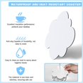thumbnail image 5 of Attack Shark Cloud Mouse Wrist Rest with Coaster,Ergonomic Memory Foam Mouse Wrist Pad with Massage Holes for Relieve Pain,Wrist Support ,Desk Accessory for Mouse, Office, Gaming-Blue White, 5 of 5
