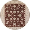 thumbnail image 1 of Ahgly Company Indoor Round Mid-Century Modern Brown Oriental Area Rugs, 8' Round, 1 of 6