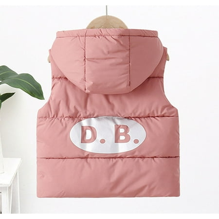 

TOWED22 Toddler Winter Jacket Hooded Winter Bear Print Coat Baby Jacket Girls Ear Cartoon Outerwear Boys Boys Big Jacket Pink