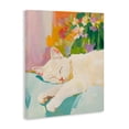 thumbnail image 2 of Stupell Industries Contemporary Sleeping Cat with Flowers Canvas Art, 36 x 48, by The Prints Vibe, 2 of 8