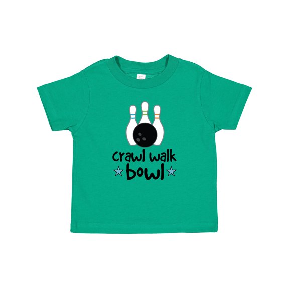 Inktastic Bowling Crawl Walk Bowl Boys Baby T-Shirt