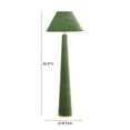 thumbnail image 5 of Graham Moss Green Velvet Floor Lamp, 5 of 5