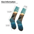 thumbnail image 2 of Naloa Cute Swimming Guinea Pig Thigh High Socks Extra Long Stretchy Sock Women Over Knee High Opaque Stocking Daily Wear, 2 of 6