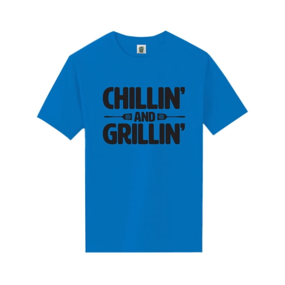 Chillin' And Grillin' Short Sleeve Neon T-Shirt