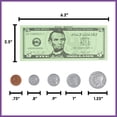 thumbnail image 3 of Set de dinero ficticio LEARNING ADVANTAGE Billetes y monedas 100x 94x, 3 of 7