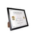 thumbnail image 4 of Scholartree 5P Contemporary Gallery Document Picture Frame Set, A4/8.5x11 Tabletop Picture Frames, Black, 4 of 4