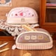 thumbnail image 2 of Estuche para lápices de oso Kawaii, accesorios lindos, bolsa de maquillaje cosmético de dibujos animados, doble capa, gran capacidad para niñas (rosa) Sincero  Hogar, 2 of 6