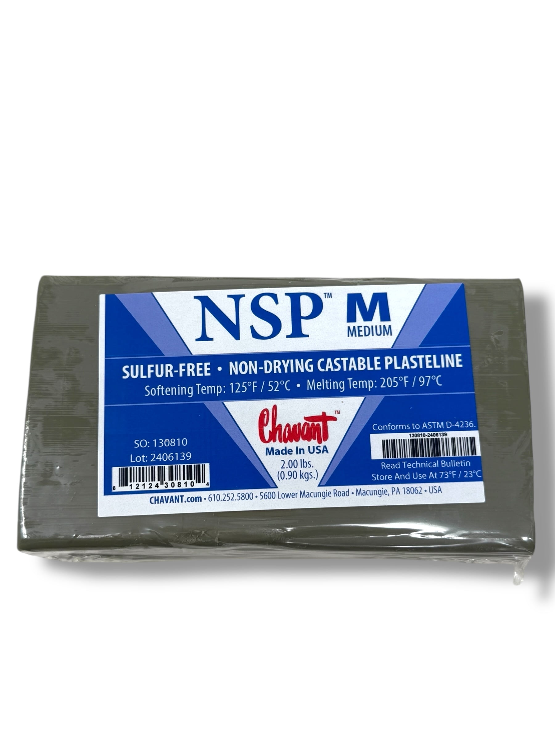 Chavant - NSP - Medium Green ( 2lb Brick )