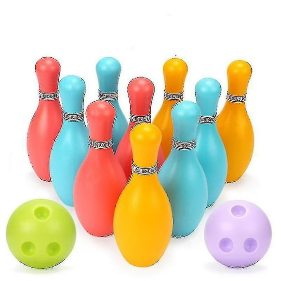 14.5cm High Bowling Pin Set 4.6cm Diameter Bowling Ball Bowling Set For Kids