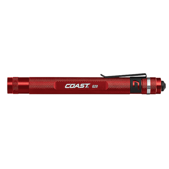COAST Products G20 LED Flashlight Red Body in gift box