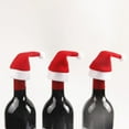 thumbnail image 4 of Mini Santa Hat 10-Pack, 1.8 Inch Christmas Decorations for Wine Bottles Utensils, Festive Red White Plush Hat for Wine Bottles, Christmas Party Accessory Set, Christmas Decorations Indoor, 4 of 7