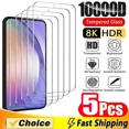 thumbnail image 1 of 5Pcs Screen Protector for Samsung Galaxy A55 A54 A13 A53 A52 A12 A22 A33 A32 A51 A52S A35 A72 A71 A14 S10E S20FE Tempered Glass, 1 of 6