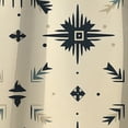 thumbnail image 4 of Designart "Earthy Nomad Essence" Geometric Blackout Curtain Single Panel, 4 of 4