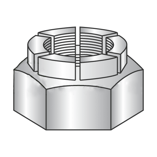 5/8-11 Heavy Hex Full Height Flex Locknuts / Steel / Cadmium (Quantity: 100 pcs)