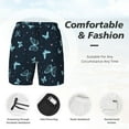 thumbnail image 4 of Kdxio Beautiful Butterflies Print Men'S Swim Trunks With Compression Liner 7 Inch Inseam Quick Dry Swim Shorts, 4 of 7