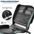 thumbnail image 4 of FORMRS Zipper Binder with Shoulder Strap 2-inch Ring 500 Sheet Capacity File Bag, Forest House, 4 of 5