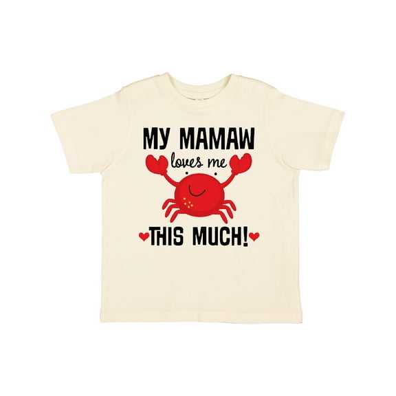 Inktastic Mamaw Loves Me Grandson Gift Boys or Girls Toddler T-Shirt