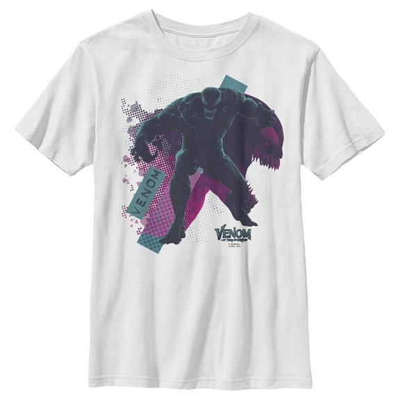 Boy's Marvel Venom: Let There be Carnage Blue and Purple Retro  Graphic Tee White Medium