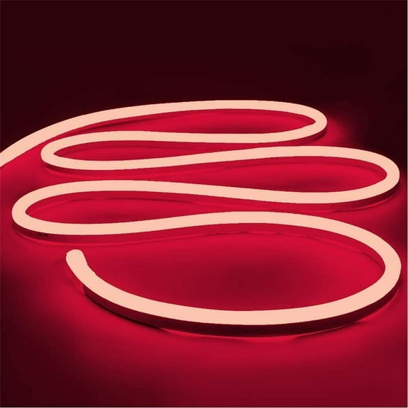 12V Flexible LED Strip Waterproof Sign Neon Lights Silicone Tube (1M - 3.3 FT) red