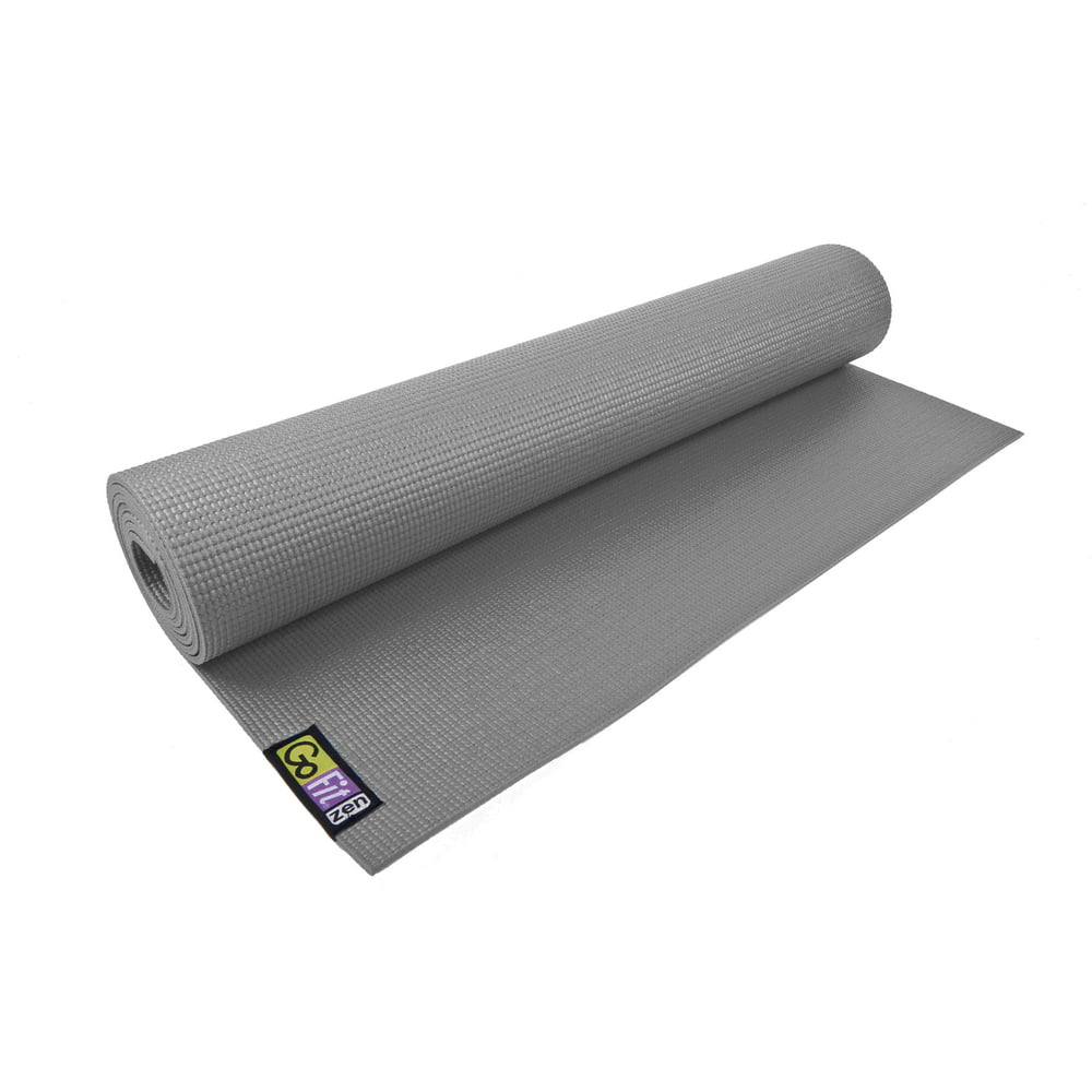 Yoga Mat W/ Yoga Pose Wall Chart - Grey 3.5mm, 24" X 68" - Walmart.com