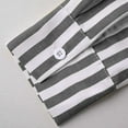 thumbnail image 6 of Women's Long Sleeve Striped Top Shirts Blouses Formal Attire Crew Neck Slim Fit Solid Color Soft Fabric Business Casual Work Office Vacation Outfits Fashion Essential Gift for Women, 6 of 9