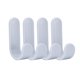 thumbnail image 5 of Bearachild 4 Uds. Ganchos para toallas de baño, colgadores de puerta de plástico, colgadores de pared autoadhesivos, estantes para sombreros, colgador de Gris 2piezas Bearachild CBP043421, 5 of 6