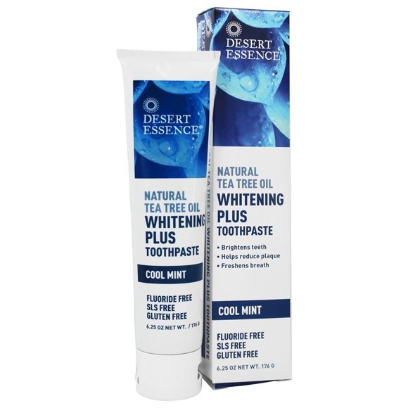 Desert Essence - Natural Tea Tree Oil Whitening Plus Toothpaste Cool Mint