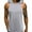 Gray, variant on Men Sports Gym Vest Tops Plain Tank Top Hoodie Fitness Pullover Sleeveless Sweatshirt Vest