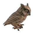 thumbnail image 2 of Realistic Owl Sculpture, Collection Playset, Small Owlfigures Toy for Home Decor Brown, 2 of 9