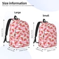 thumbnail image 4 of Daiia Sweet Watermelon Vintage Canvas Backpack for Men and Women ,Hiking Backpack,Travel Laptop Bag for School,Large Capacity Backpack, 4 of 8