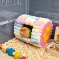 thumbnail image 6 of Parrot Hammock Bed Warm Plush Hanging Nest for Small Birds, Winter Cotton Snuggle Hut for Cage Cockatiels Conures Budgies, 6 of 6