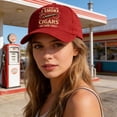 thumbnail image 7 of “That's What I Do I Smoke Cigars and I Know Things” Baseball Cap, Vintage Adjustable Printed Cigar Hat for Mens Trendy Washed, 7 of 7