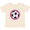 thumbnail image 3 of Inktastic Soccer Player Girls Sports Ball Girls Baby T-Shirt, 3 of 5