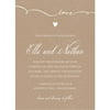 Script Love Standard Wedding Invitation