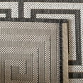 thumbnail image 4 of SAFAVIEH Beach House Johan Geometric Indoor/Outdoor Runner Rug, Light Grey/Charcoal, 2'2" x 6', 4 of 8