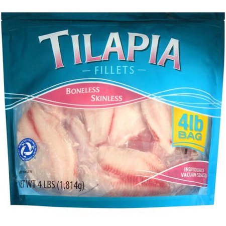 Frozen Tilapia Fillets 4 0 Lb Walmart Com