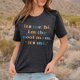 thumbnail image 4 of Camiseta clásica de algodón para mujer: top informal de manga corta y cuello redondo con frase inspiradora, 4 of 8