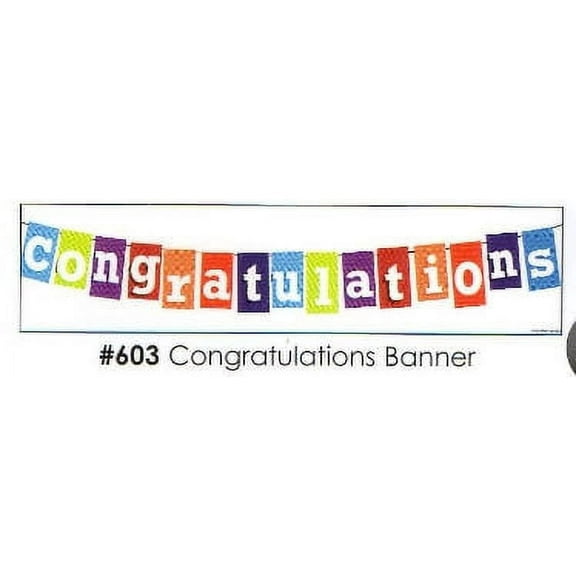 Congratulations Banner 3 Strips Edible Frosting Photo Cake Border Decoration