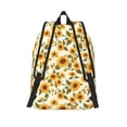 thumbnail image 2 of Lsque Classical Cute Sunflower Pattern Canvas Daypack, Durable Backpack, High-quality Versatile Backpack,Vintage Compact Backpack-Medium, 2 of 6