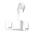 thumbnail image 1 of Wweixi Multi-Position Wall Mount Shower Head Holder For Bathroom Showerhead Strong Load-bearing Capacity white, 1 of 6