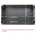 thumbnail image 2 of Caja de conexiones eléctrica LeMotech de ABS, 20 x 12 x 8 cm, negra, 2 of 8
