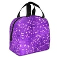 thumbnail image 3 of ZICANCN Lunch Bag for Women Men , Purple Hearts Reusable Cute Lunch Bags for Picnic School Work Office, 3 of 8