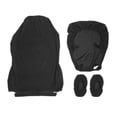 thumbnail image 3 of Office Computer Chair Slipcovers Gaming Chair Protector Slipcover Stretch Computer Chair Slipcovers for Swivel Chair, Office Rotating Chair Black, 3 of 8