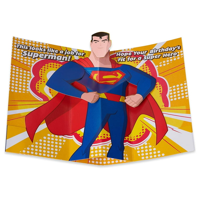 Superman Happy Birthday Card