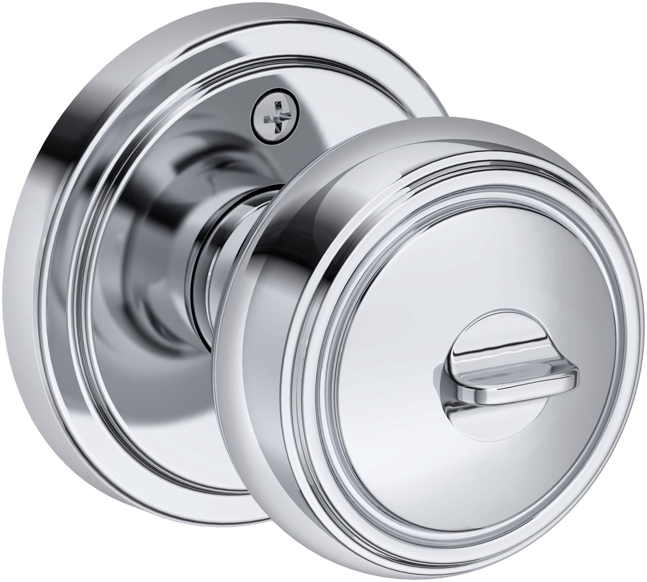 Baldwin ENBRESRR190SMC Bremerton Single Cylinder Keyed Entry Door Knob Set - Black