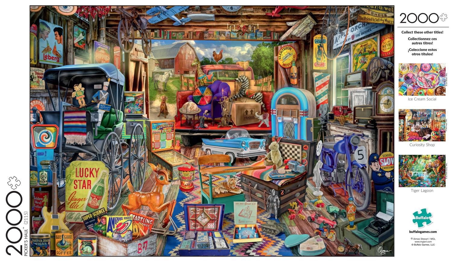 Buffalo Games - Aimee Stewart - Picker's Haul - 2000 Piece Jigsaw Puzzle
