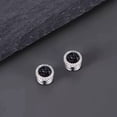thumbnail image 3 of Men's No Hole Magnetic Clip Earrings, Sparkling Crystal Cluster Fashion Jewelry, Hypoallergenic Pain-Free Earrings for Daily Casual and Formal Occasions, 3 of 8